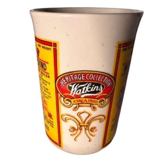 Vintage Watkins 1992 Coffee Mugs, Egyptian Tale, Tooth Powder, Washing Compound - Picture 9 of 14